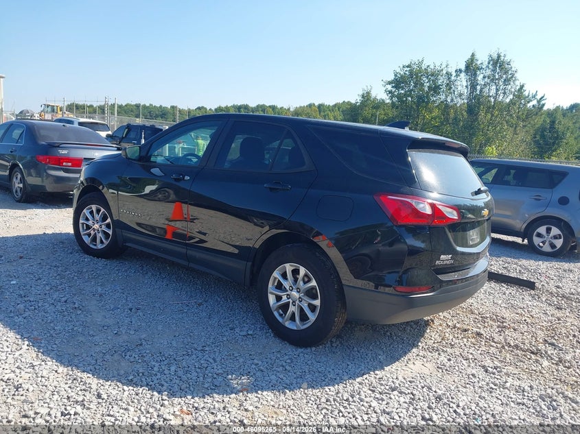 Vin: 2gnaxhev8l6210237, lot: 46594872, chevrolet equinox fwd ls 20203