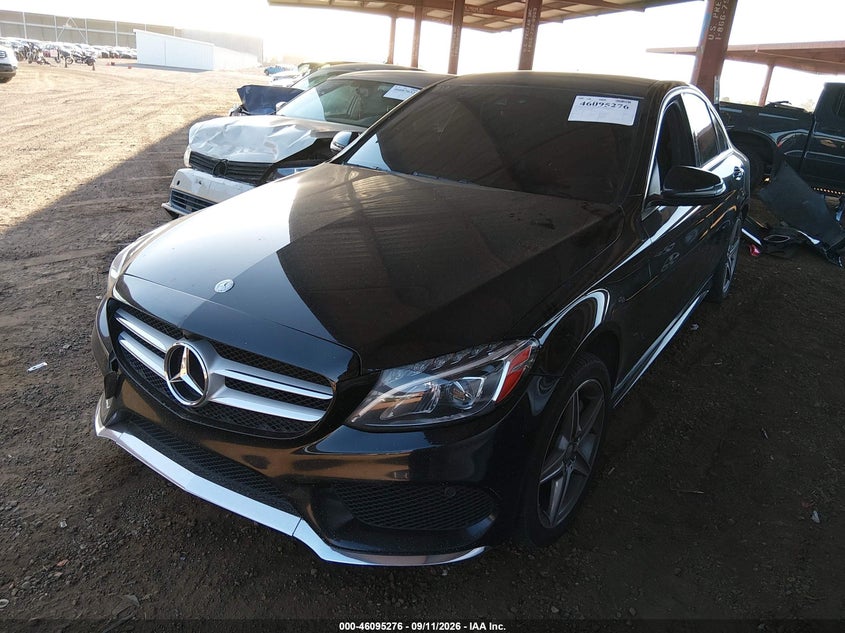 Vin: 55swf4kb5gu140926, lot: 46594883, mercedes-benz c 300 sport 4matic 20162