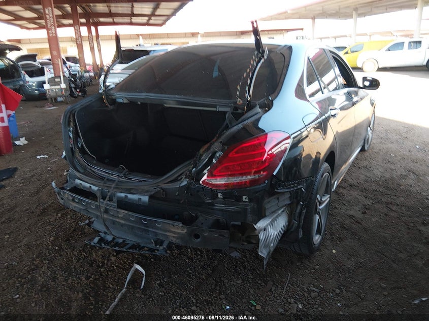 Vin: 55swf4kb5gu140926, lot: 46594883, mercedes-benz c 300 sport 4matic 20164
