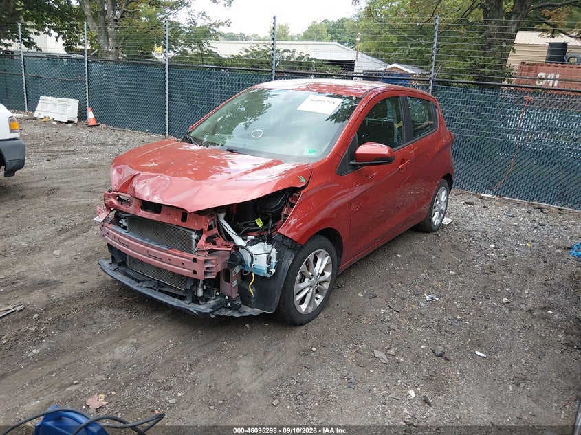 Vin: kl8cd6sa2mc228377, lot: 46594905, chevrolet spark fwd 1lt automatic 20212
