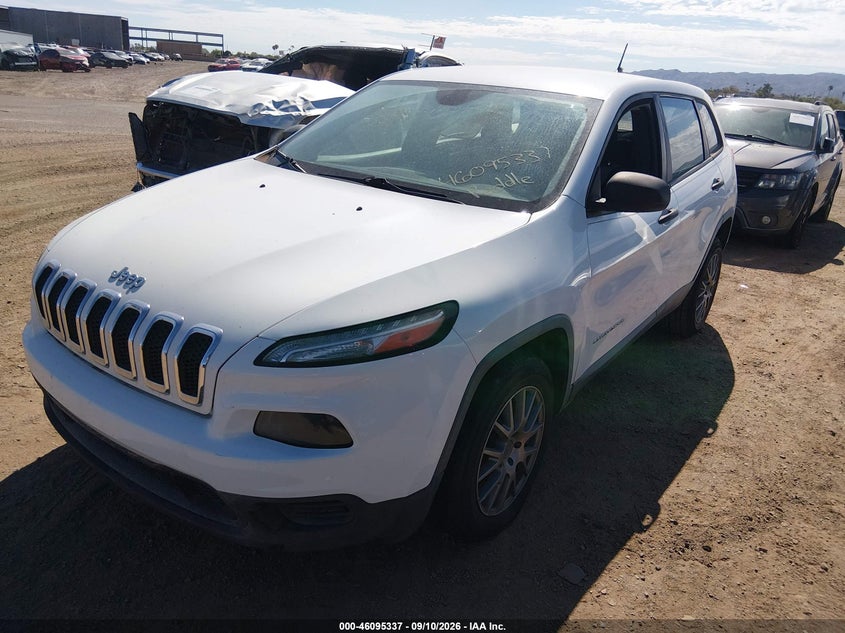 2014 Jeep Cherokee, Обычный износ, IAAI, VIN 1C4PJLABXEW127050 — фото 2