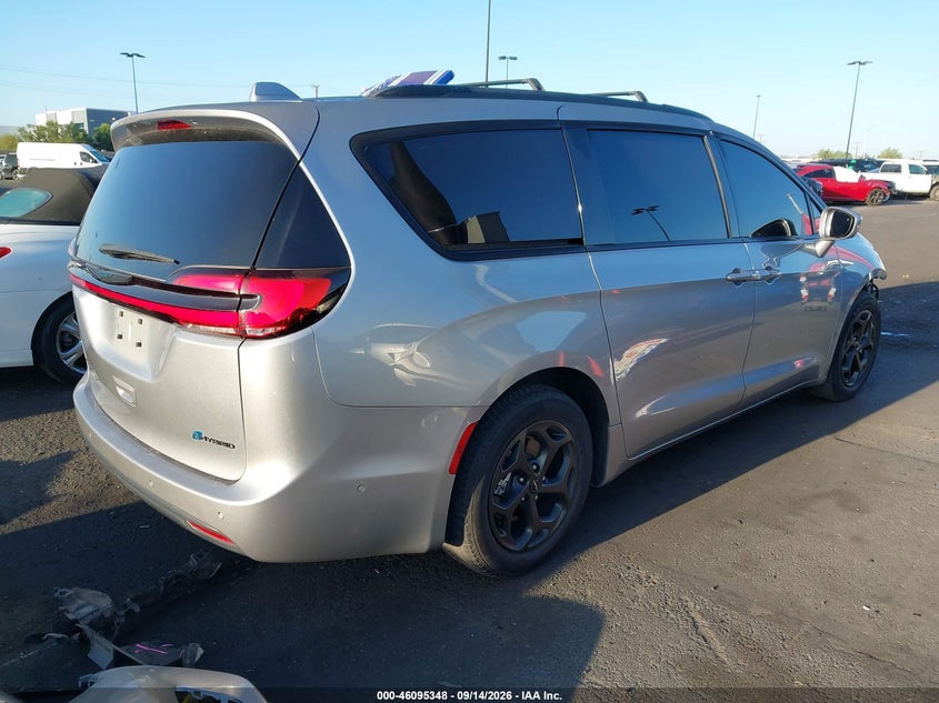Vin: 2c4rc1s7xmr536285, lot: 46594955, chrysler pacifica hybrid limited 20214