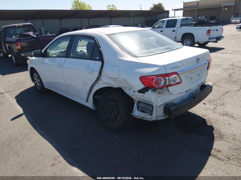 Vin: 2t1bu4ee1bc631258, lot: 46594957, toyota corolla le 20113