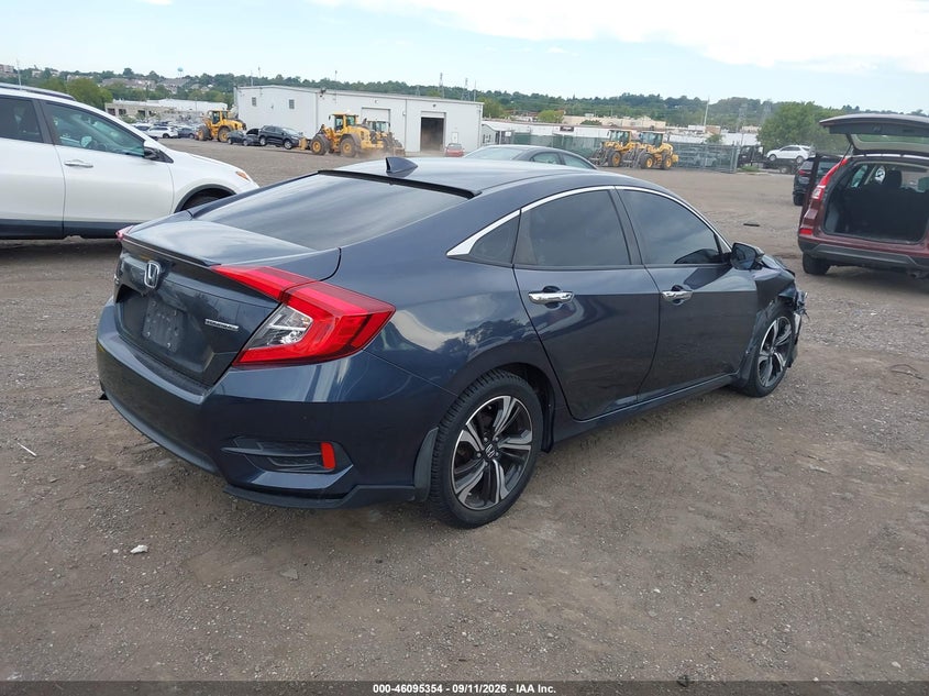Vin: 2hgfc1f96hh637643, lot: 46594961, honda civic touring 20174