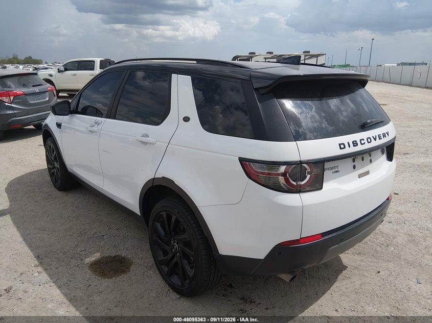 Vin: salcr2bg7hh639135, lot: 46594970, land rover discovery sport hse 20173