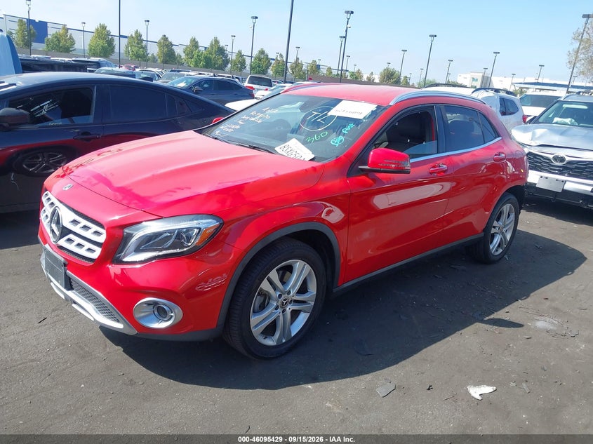 Vin: wdctg4eb6lu028452, lot: 46595036, mercedes-benz gla 250 20202