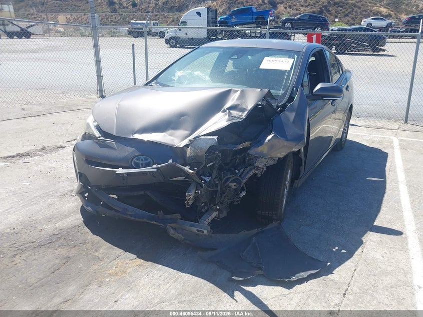 Vin: jtdkbrfu5h3549446, lot: 46595041, toyota prius two 20172