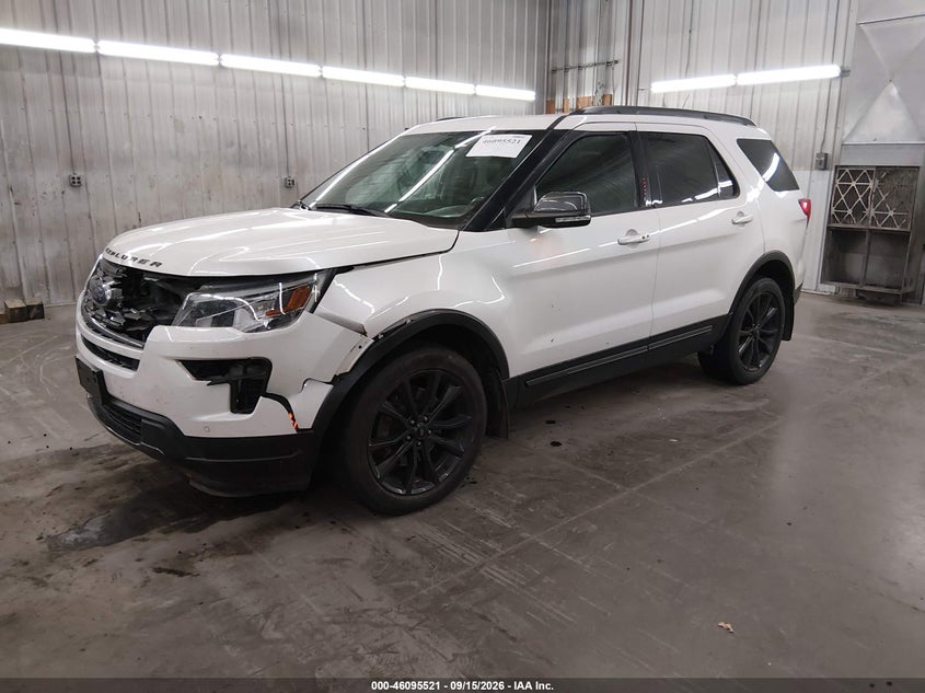 Vin: 1fm5k8d8xjga80460, lot: 46595128, ford explorer xlt 20182