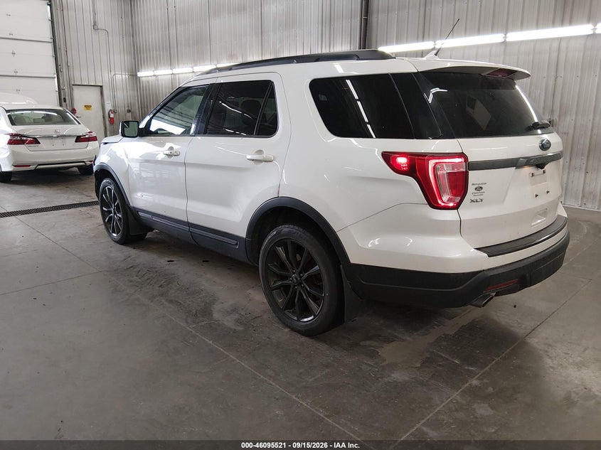 Vin: 1fm5k8d8xjga80460, lot: 46595128, ford explorer xlt 20183