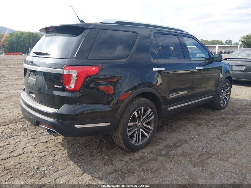 Vin: 1fm5k8ht0jgc11152, lot: 46595146, ford explorer platinum 20184