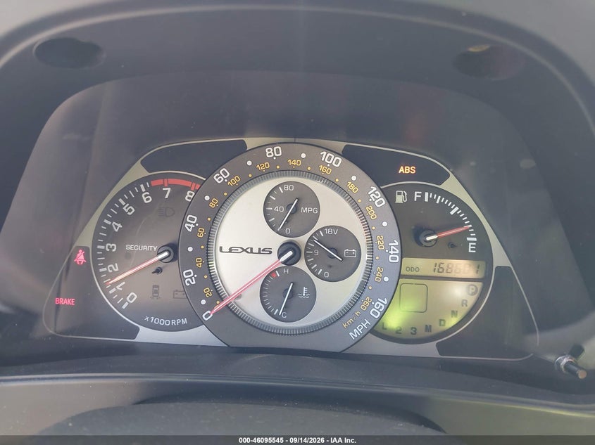 LEXUS IS 300 2003 VIN JTHBD192730070492