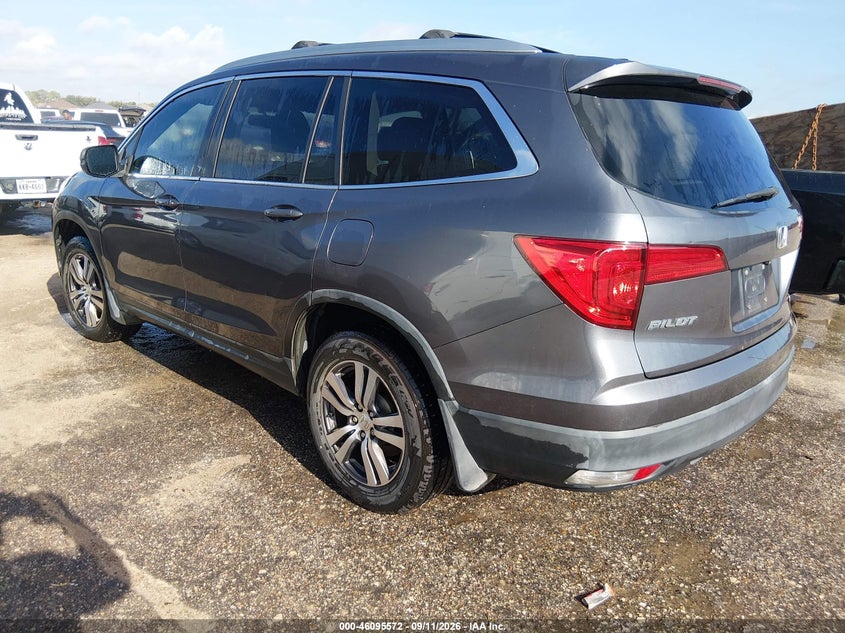 Vin: 5fnyf5h76gb038635, lot: 46595179, honda pilot ex-l 20163