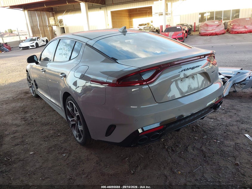 Vin: knae45lc9j6019543, lot: 46595195, kia stinger gt1 20183