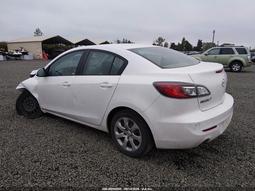 Vin: jm1bl1up0d1849316, lot: 46595196, mazda mazda3 i sport 20133