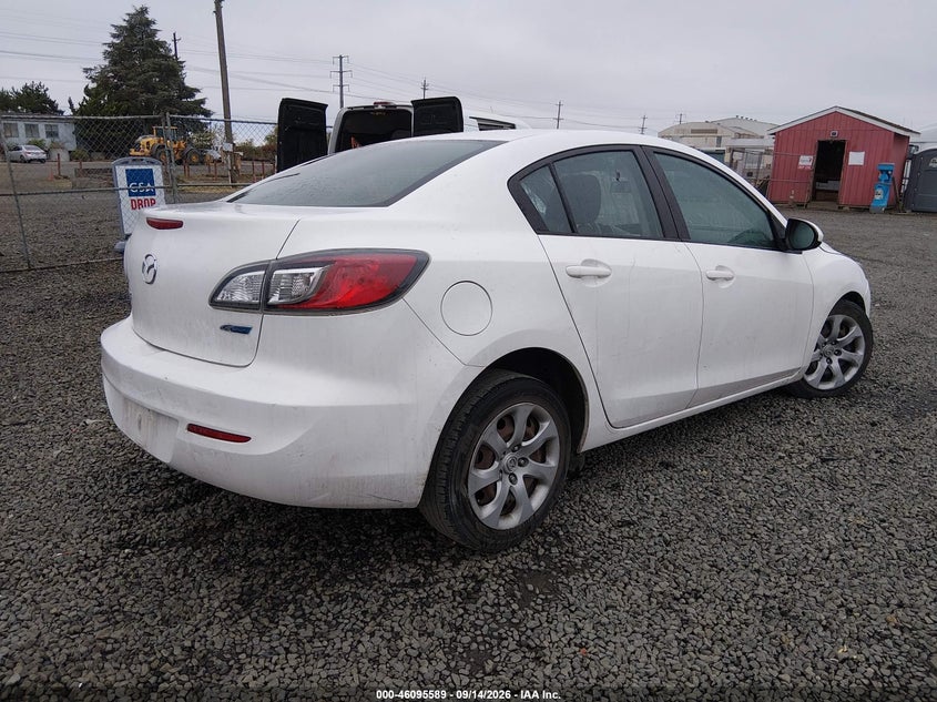 Vin: jm1bl1up0d1849316, lot: 46595196, mazda mazda3 i sport 20134