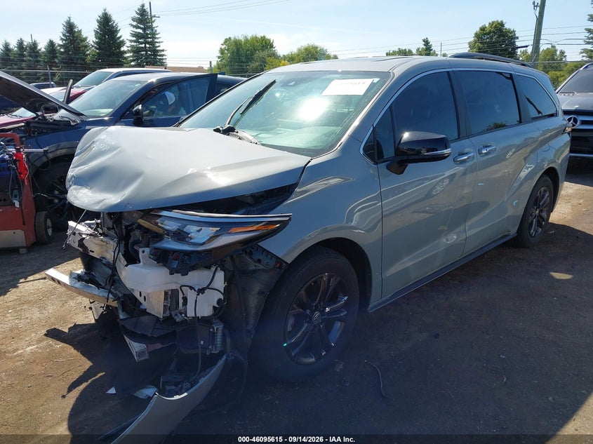 Vin: 5tdcskfc6rs140729, lot: 46595222, toyota sienna xse 20242