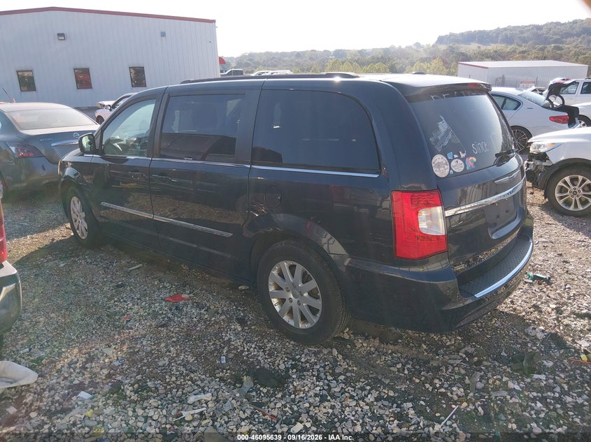 Vin: 2c4rc1bg4dr821998, lot: 46595246, chrysler town & country touring 20133