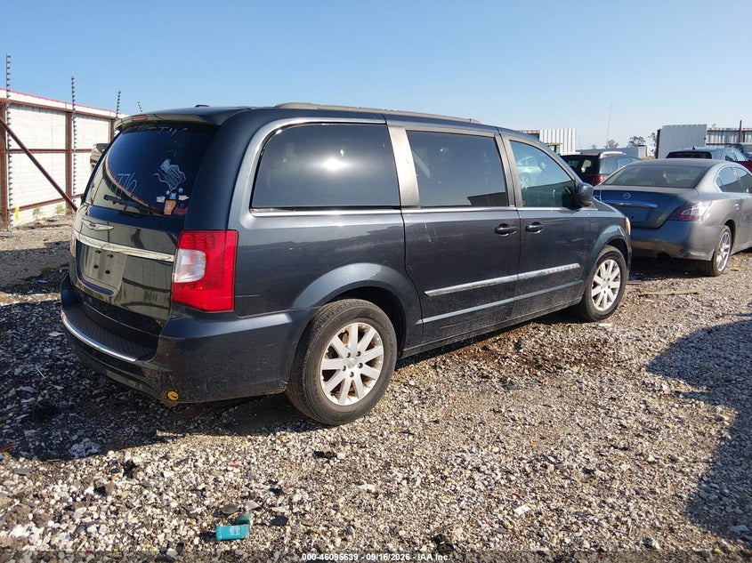 Vin: 2c4rc1bg4dr821998, lot: 46595246, chrysler town & country touring 20134