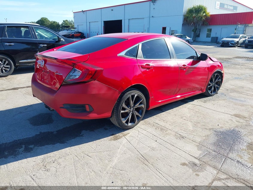 2020 HONDA CIVIC auction photo 4