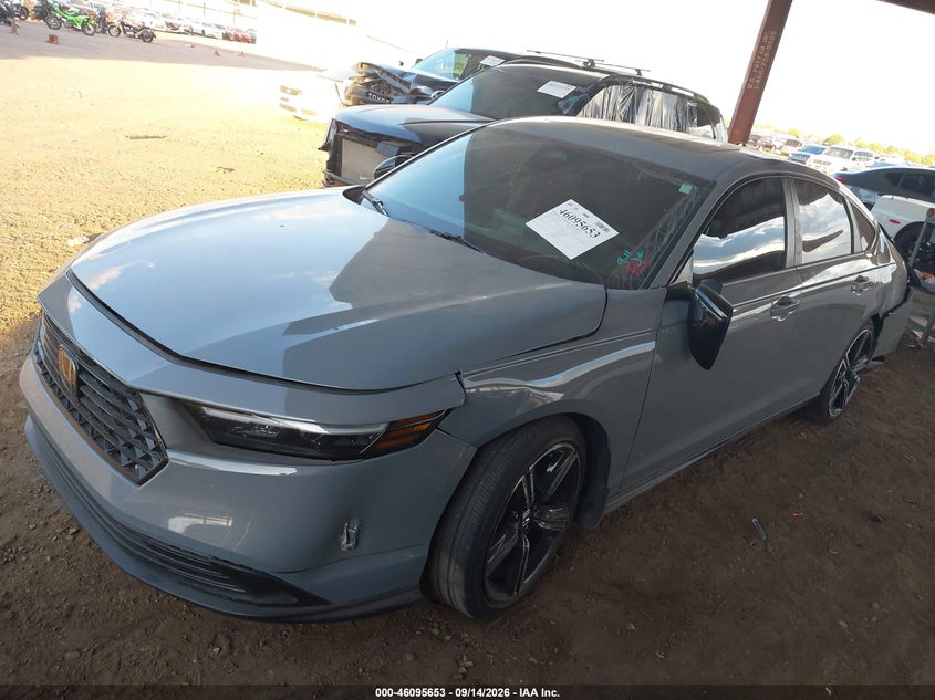 Vin: 1hgcy2f58ta012921, lot: 46595260, honda accord hybrid sport 20262
