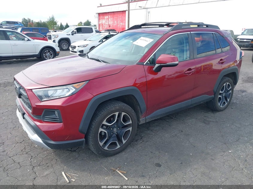 Vin: 2t3j1rfv0kw043180, lot: 46595274, toyota rav4 adventure 20192