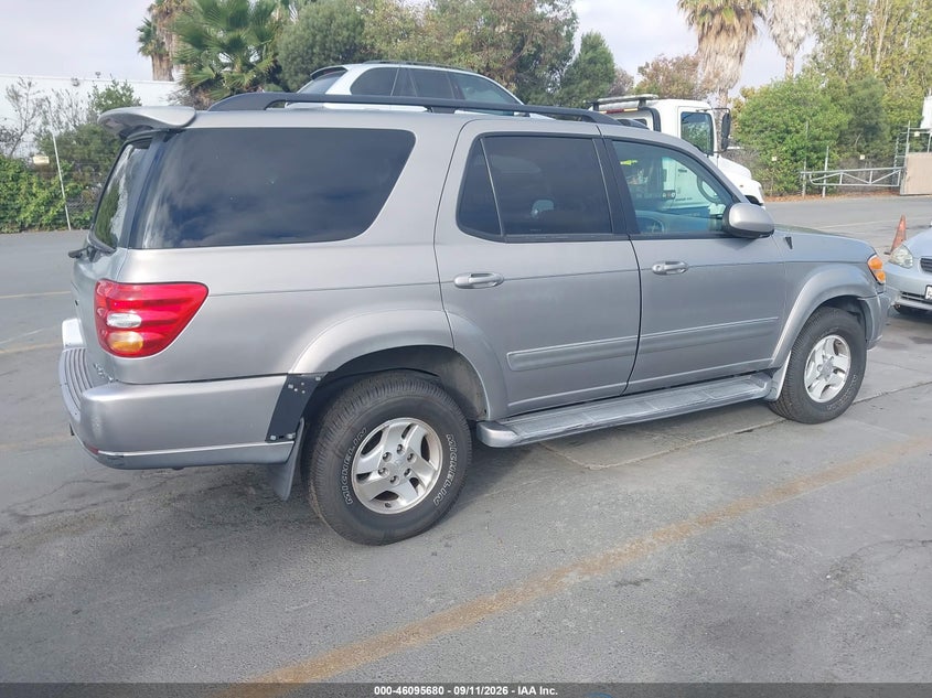 TOYOTA SEQUOIA 2001 VIN 5TDBT48A01S020736