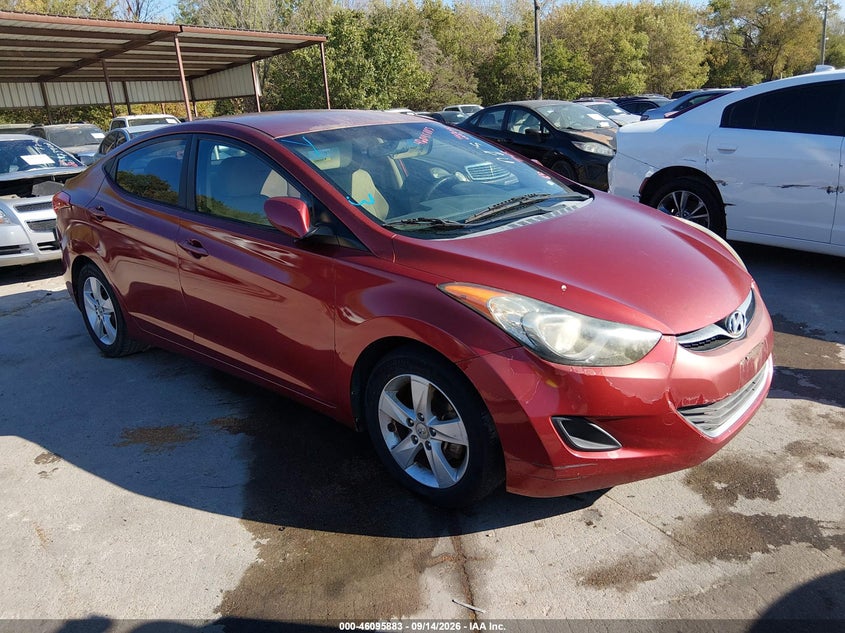 Vin: 5npdh4ae3dh376048, lot: 46595541, hyundai elantra gls 20131