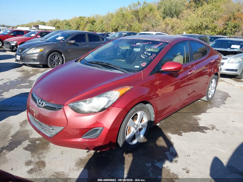 Vin: 5npdh4ae3dh376048, lot: 46595541, hyundai elantra gls 20132