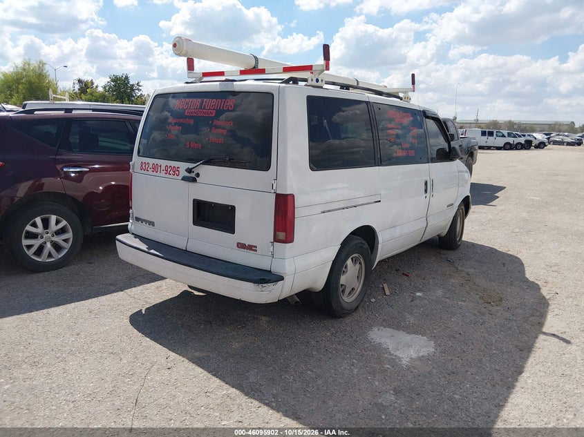 GMC SAFARI 2000 VIN 1GKDM19W1YB529092