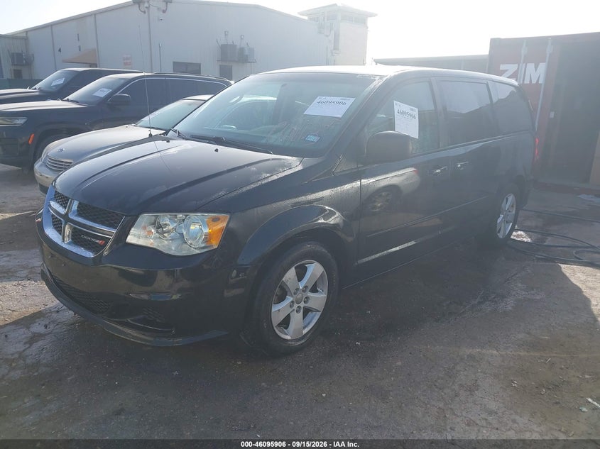 2013 Dodge Caravan, Звичайний знос, IAAI, VIN 2C4RDGBG3DR567393 — фото 2