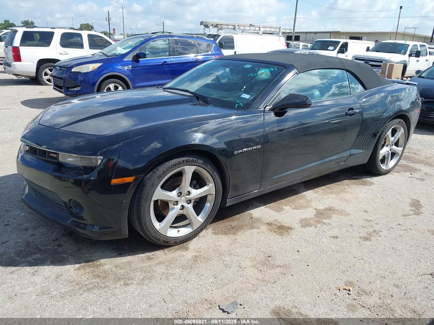 Vin: 2g1ff3d35f9297398, lot: 46595579, chevrolet camaro 2lt 20152