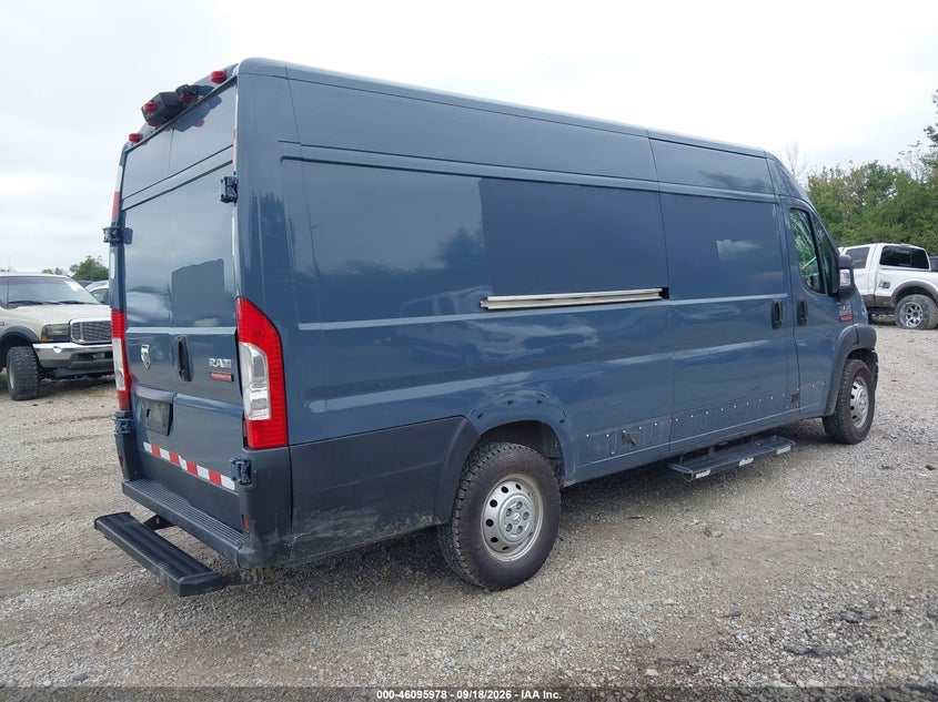 Vin: 3c6urvjg8ke564433, lot: 46595636, ram promaster 3500 cargo van high roof 159 wb ext 20194