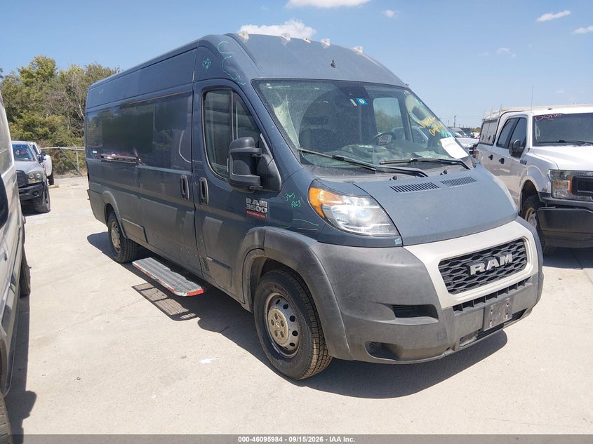 Vin: 3c6mrvjg5me570922, lot: 46595643, ram promaster 3500 cargo van high roof 159 wb ext 2021 img_1