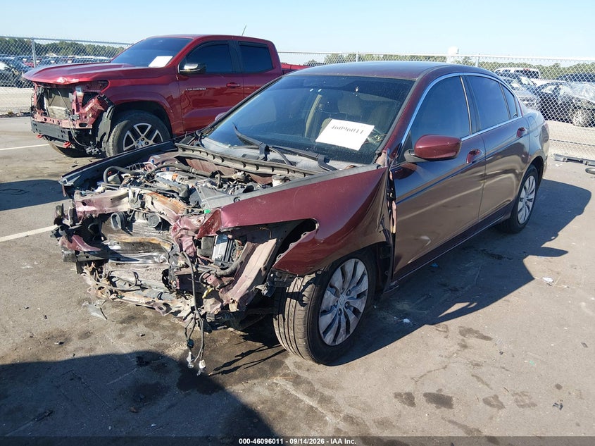 Vin: 1hgcp2f39ca036114, lot: 46595669, honda accord 2.4 lx 20122