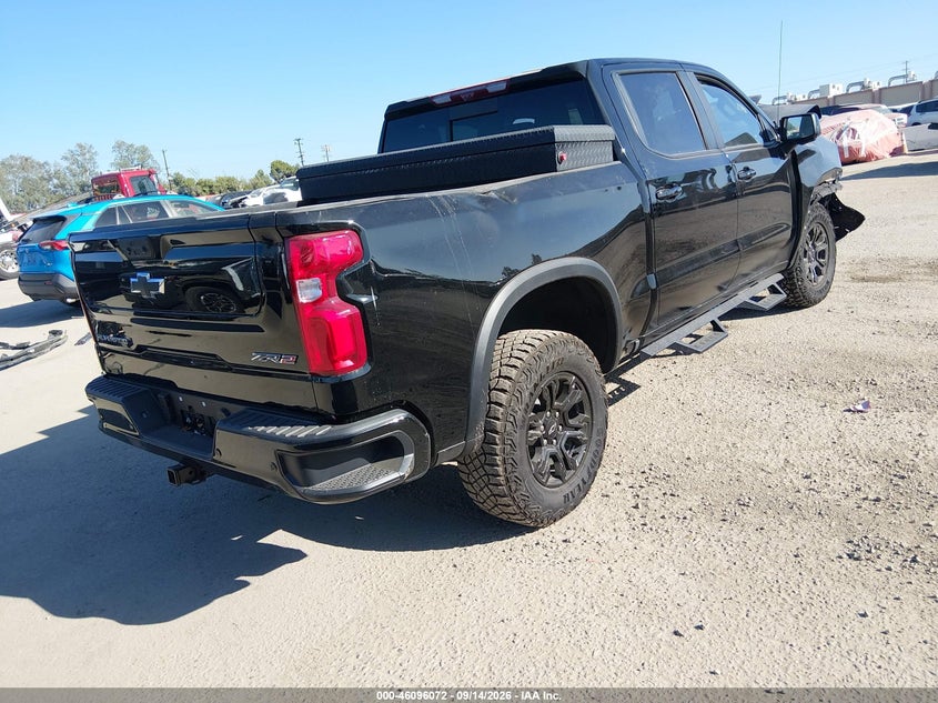Vin: 3gcukhe87tg199752, lot: 46595730, chevrolet silverado 1500 4wd  short bed zr2 20264
