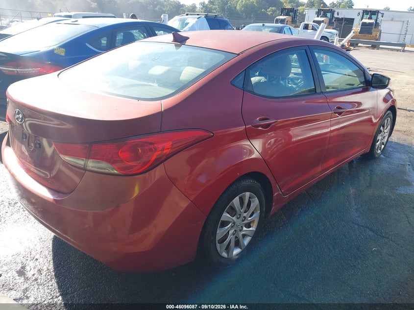 Vin: kmhdh4aexcu245618, lot: 46595745, hyundai elantra gls (ulsan plant) 20124