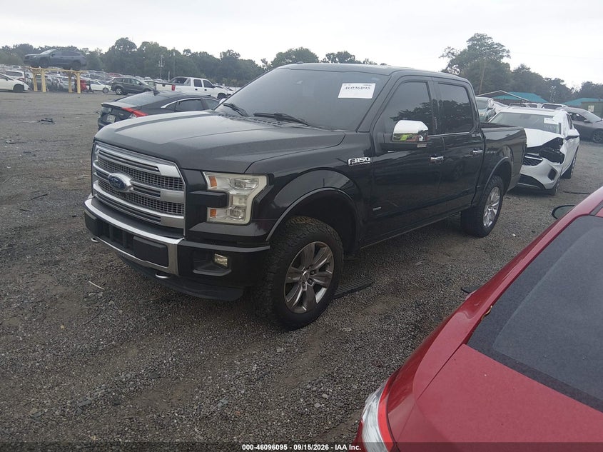 Vin: 1ftew1egxffb94882, lot: 46595753, ford f-150 platinum 20152