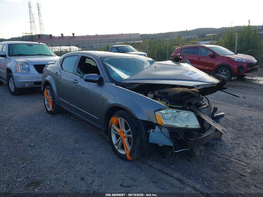 Vin: 1c3cdzeg7cn309312, lot: 46595755, dodge avenger sxt plus 2012 img_1