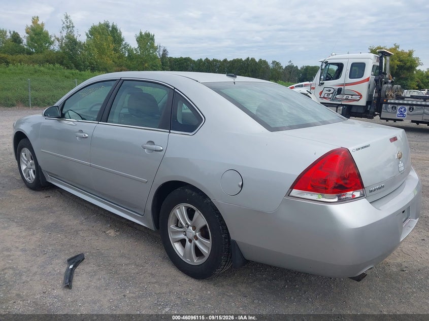 Vin: 2g1wa5e31c1145590, lot: 46595773, chevrolet impala ls 20123