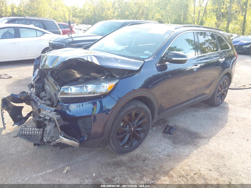 Vin: 5xypg4a52kg599217, lot: 46595803, kia sorento 3.3l s 20192