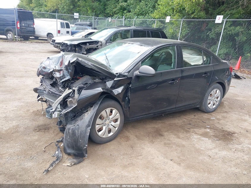 Vin: 1g1pc5sg2g7120809, lot: 46595811, chevrolet cruze limited ls auto 20162