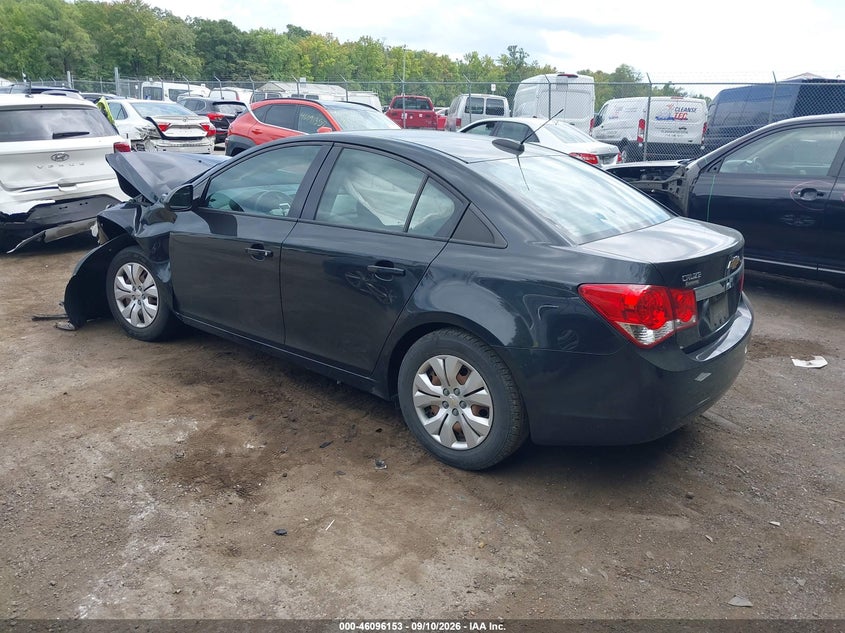 Vin: 1g1pc5sg2g7120809, lot: 46595811, chevrolet cruze limited ls auto 20163