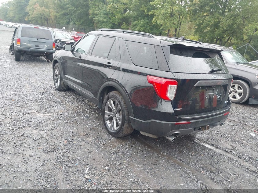 Vin: 1fmsk8dh4mgb38814, lot: 46595820, ford explorer xlt 20213