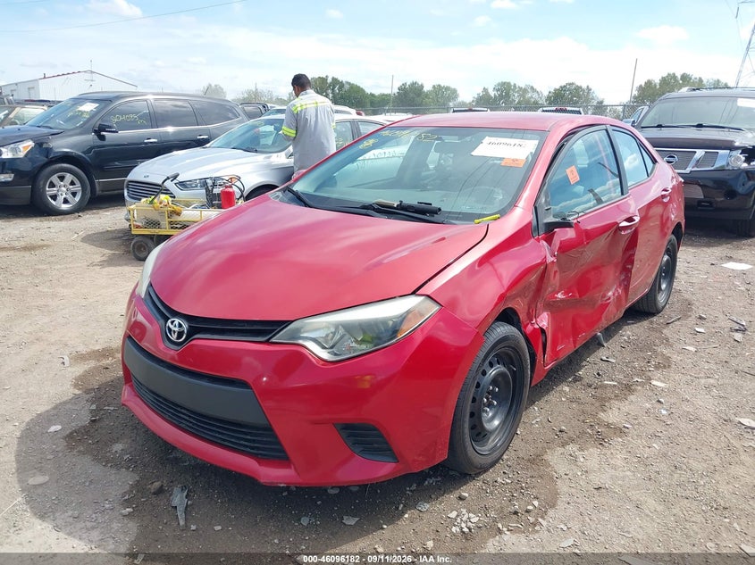 Vin: 5yfburhe4ep048146, lot: 46595840, toyota corolla le 20142