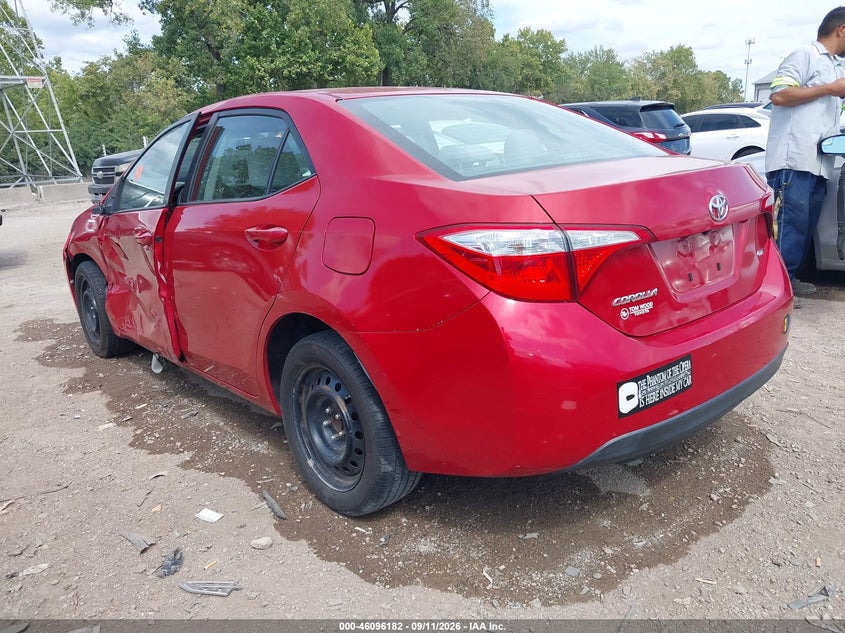 Vin: 5yfburhe4ep048146, lot: 46595840, toyota corolla le 20143