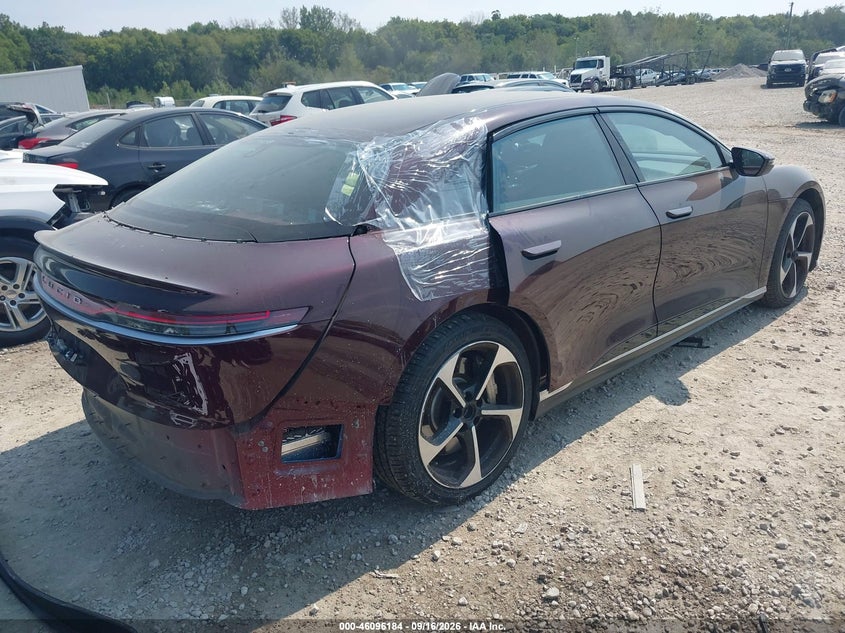 Vin: 50ea1tea2ra001688, lot: 46595842, lucid air touring 20244