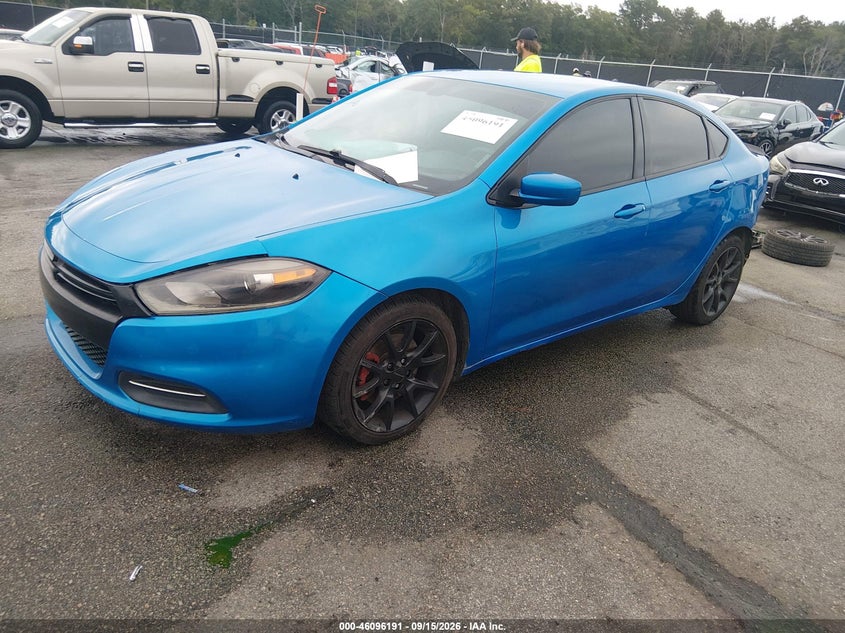 Vin: 1c3cdfaa4gd548974, lot: 46595849, dodge dart se 20162