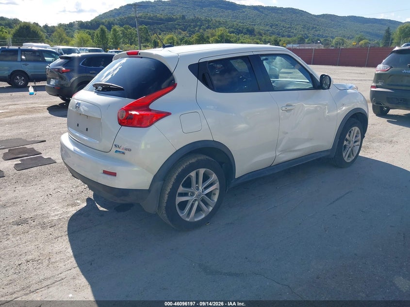 Vin: jn8af5mv3dt218304, lot: 46595855, nissan juke sv 20134