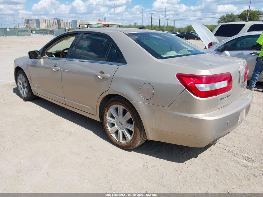 2007 LINCOLN MKZ auction photo 3