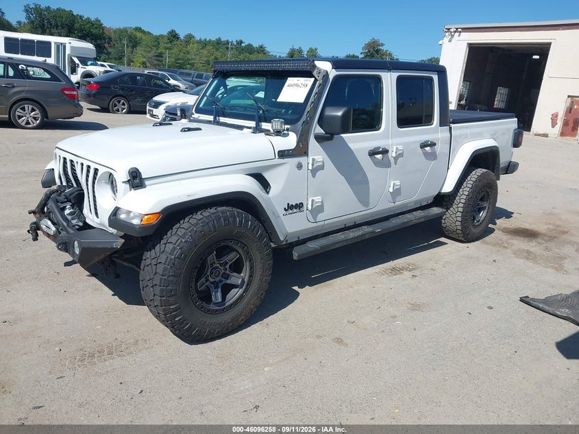 Vin: 1c6hjtag4ml506245, lot: 46595916, jeep gladiator sport s 4x4 20212